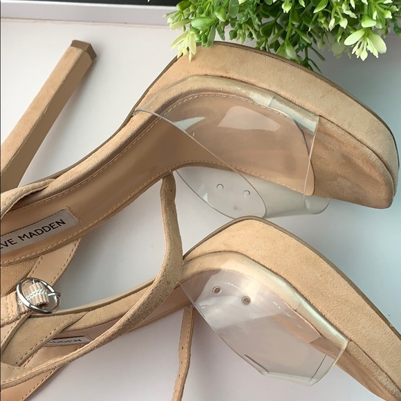 Steve Madden Tan suede high heels - Picture 4 of 12